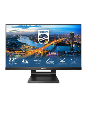 Monitor LED Touchscreen PHILIPS 222B1TC/00, 21.5", IPS, 4 ms, 75 Hz, Black