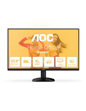 Monitor LED AOC 24B35HM2, Full HD, 23.8", 1 ms, 100 Hz, Black