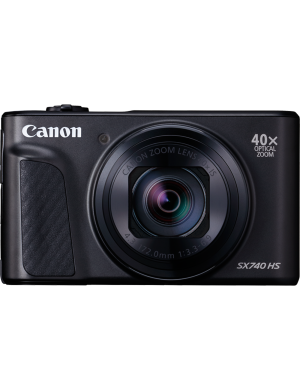 Aparat foto compact CANON PowerShot SX740 HS, 20.3MP, Black